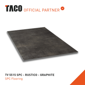 Lantai SPC Taco TV-5515 Rustico Graphite